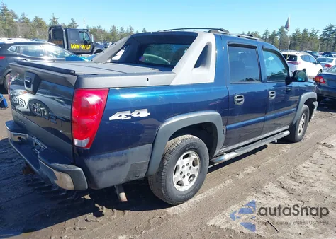 2004 Chevrolet Avalanche 1500 from USA, damaged, VIN 3GNEK12T24G148852